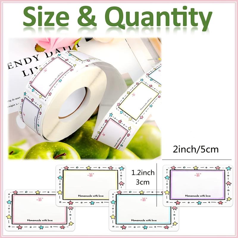 250pcs Kitchen Name Label Sticker Seasoning Jar Label