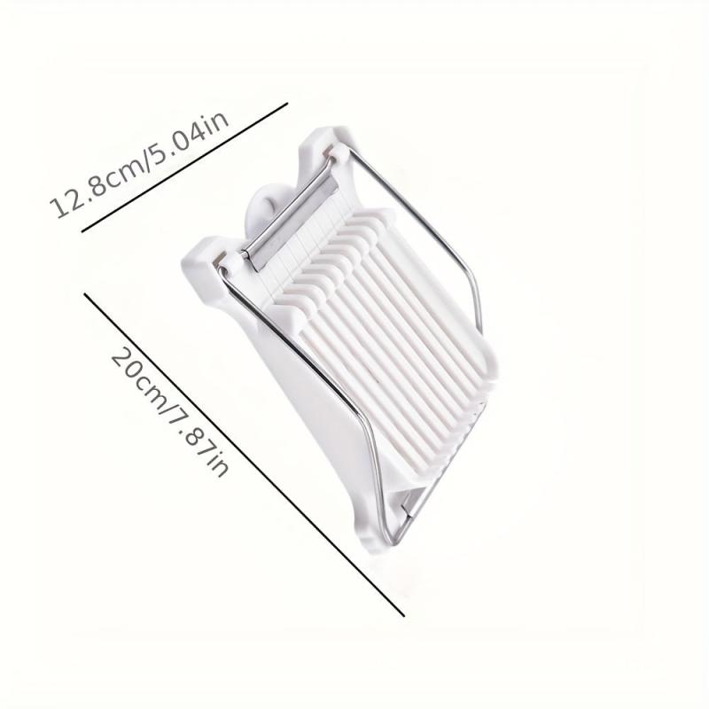 Stainless Steel Meat Cutter & Egg Slicer, 10-Piece Fruit Onion Soft Foo