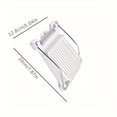 Stainless Steel Meat Cutter & Egg Slicer, 10-Piece Fruit Onion Soft Foo