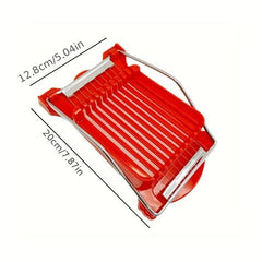 Stainless Steel Meat Cutter & Egg Slicer, 10-Piece Fruit Onion Soft Foo