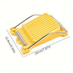 Stainless Steel Meat Cutter & Egg Slicer, 10-Piece Fruit Onion Soft Foo