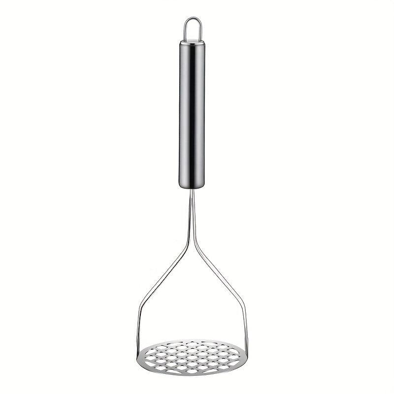 Stainless Steel Potato Masher Non Slip Handle Fruit Vegatable Press