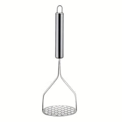 Stainless Steel Potato Masher Non Slip Handle Fruit Vegatable Press