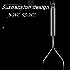 Stainless Steel Potato Masher Non Slip Handle Fruit Vegatable Press