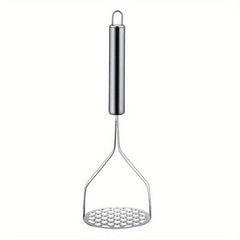 Stainless Steel Potato Masher Non Slip Handle Fruit Vegatable Press