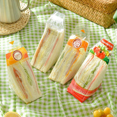 50pcs Baked Triangle Cake Disposable Packaging Transparent Bag