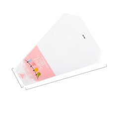 50pcs Baked Triangle Cake Disposable Packaging Transparent Bag