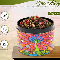 Cartoon Spice Grinder Metal Crusher Kitchen Gadget
