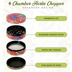 Cartoon Spice Grinder Metal Crusher Kitchen Gadget