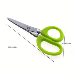Stainless Steel Kitchen Scissors - Ideal for Herbs, Onions, and More