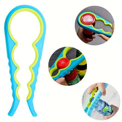 Plastic Manual Jar Opener 4 in 1 Can Opener Household Kitchen Cap Opener