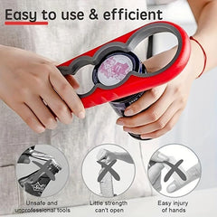 Plastic Manual Jar Opener 4 in 1 Can Opener Household Kitchen Cap Opener