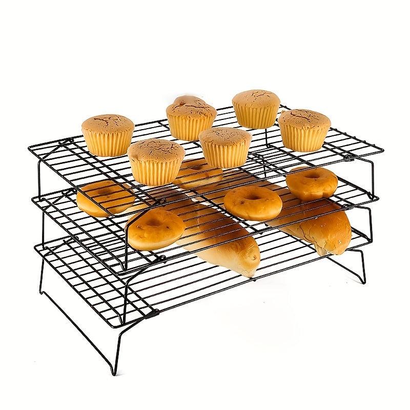 3 Tier Cooling Rack for Cookies Cake and More Baking Tools