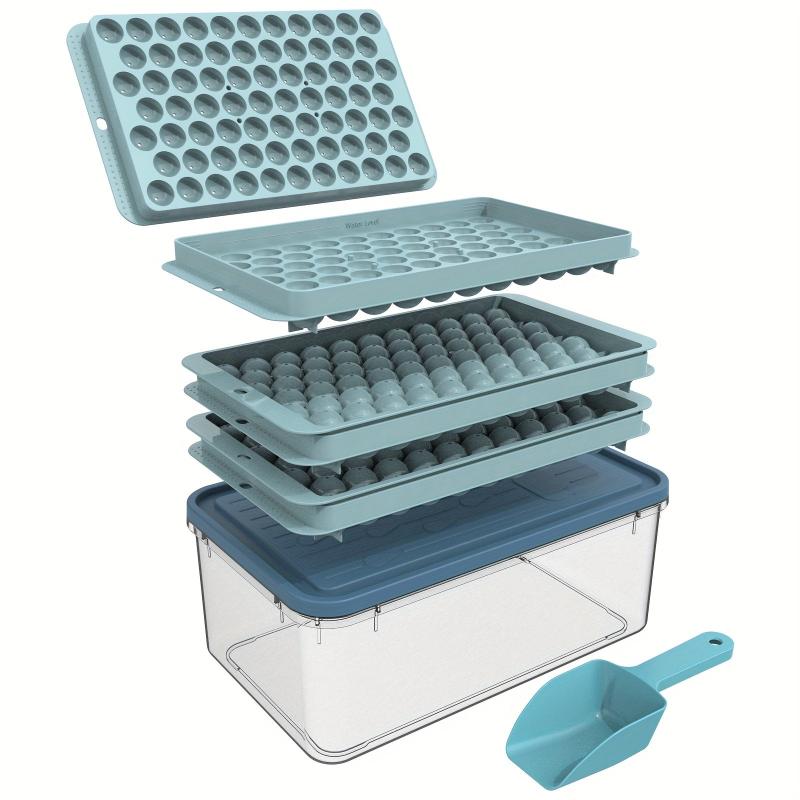 Mini Round Ice Cube Tray Set 74pcs - Summer Essential