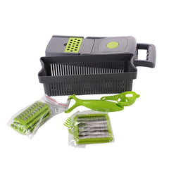15pcs Multifunctional Veggie Fruit Slicer Crusher Kitchen Tools