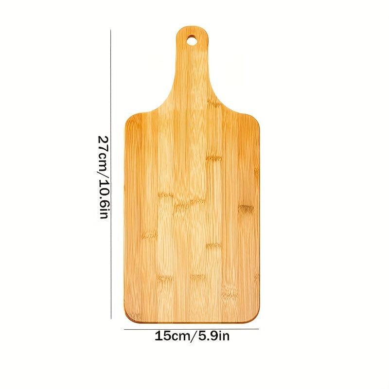 Bamboo Pizza Peel Pizza Board with Handle - Natural Pizza Serving Board