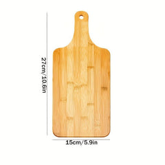 Bamboo Pizza Peel Pizza Board with Handle - Natural Pizza Serving Board