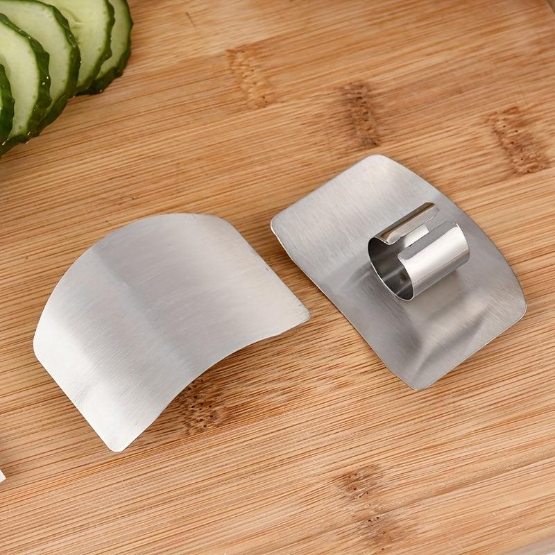 Stainless Steel Finger Protector for Slicing, Reusable and Durable