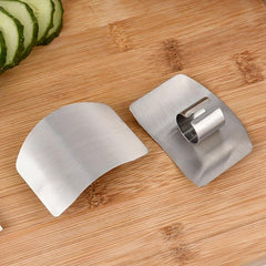 Stainless Steel Finger Protector for Slicing, Reusable and Durable