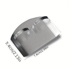 Stainless Steel Finger Protector for Slicing, Reusable and Durable