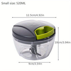 Vegetable Cutter Garlic Masher Grinder Crusher Chopper Kitchen