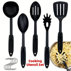 5pcs Nylon Kitchen Utensils Spatula Ladle Slotted Spoon Kitchen Gadgets