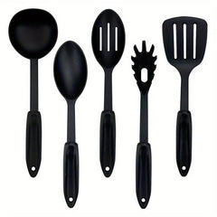 5pcs Nylon Kitchen Utensils Spatula Ladle Slotted Spoon Kitchen Gadgets