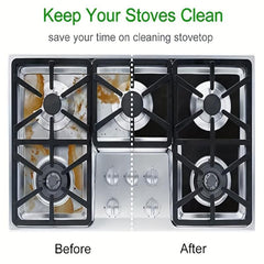 4 Pack Gas Stove Protection Pad Kitchen Anti-fouling Cleaning Pad 10.6inch