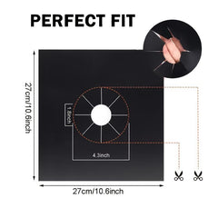 4 Pack Gas Stove Protection Pad Kitchen Anti-fouling Cleaning Pad 10.6inch
