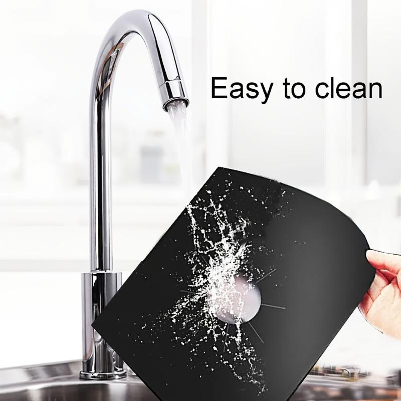 4 Pack Gas Stove Protection Pad Kitchen Anti-fouling Cleaning Pad 10.6inch
