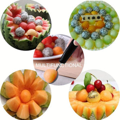 Stainless Steel Fruit Ball Digger Watermelon Spoon