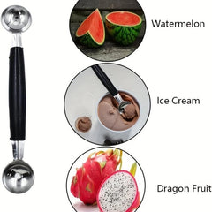 Stainless Steel Fruit Ball Digger Watermelon Spoon