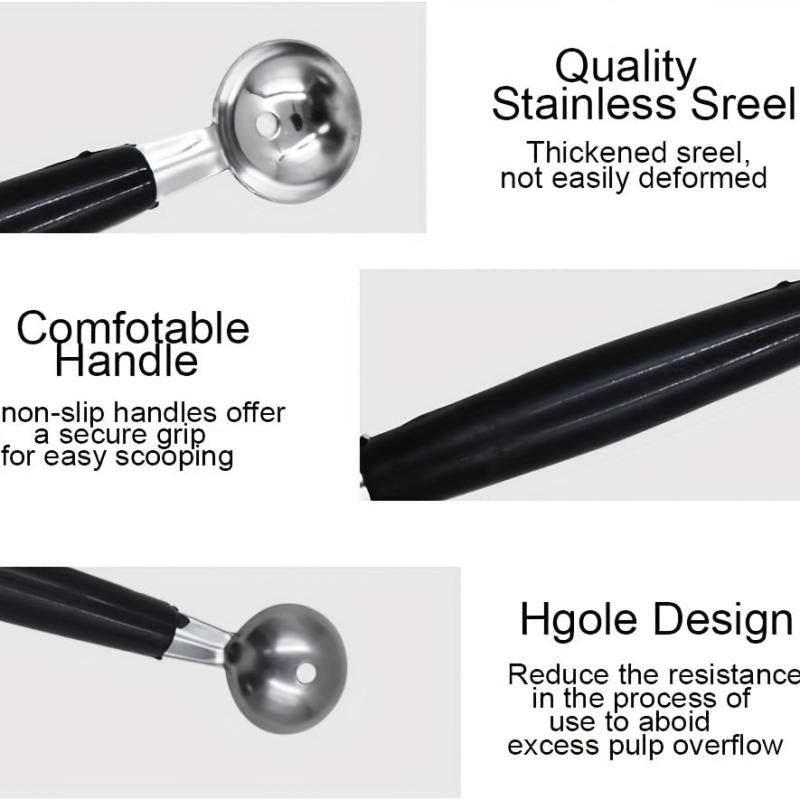Stainless Steel Fruit Ball Digger Watermelon Spoon