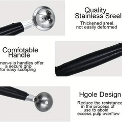 Stainless Steel Fruit Ball Digger Watermelon Spoon