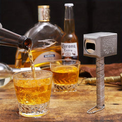 Magnetic Hammer Bottle Opener for Beer Wine Juice | Bars Pubs Restaurants Home