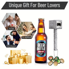Magnetic Hammer Bottle Opener for Beer Wine Juice | Bars Pubs Restaurants Home