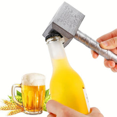 Magnetic Hammer Bottle Opener for Beer Wine Juice | Bars Pubs Restaurants Home