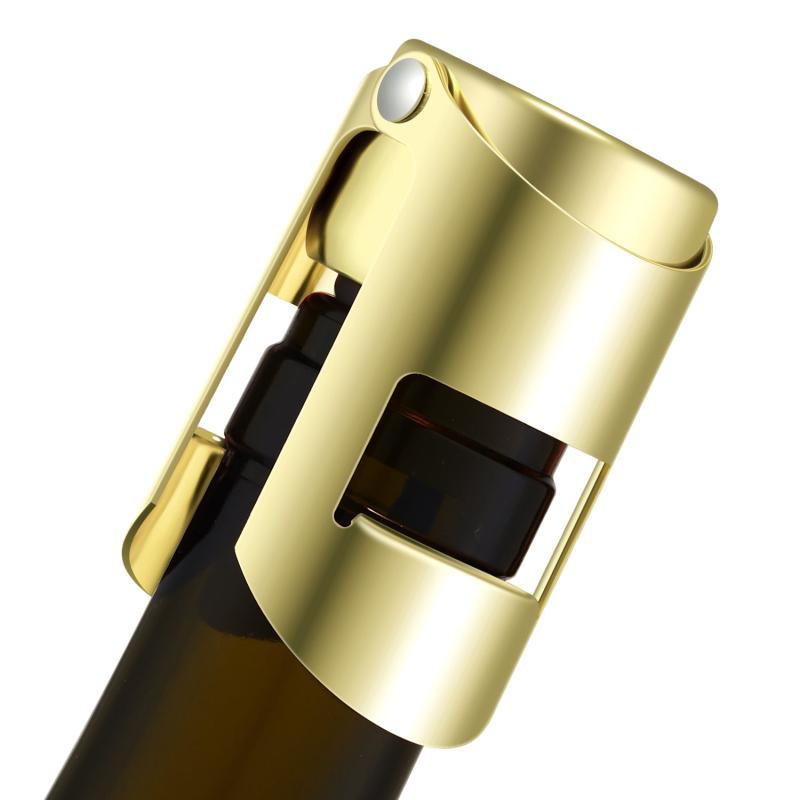 Leakproof Stainless Steel Champagne Stopper Reusable Wine Bottle Cap