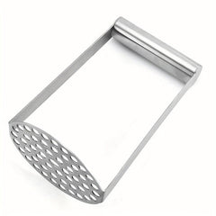 Stainless Steel Potato Masher with Non Slip Handle - Easy Mashing