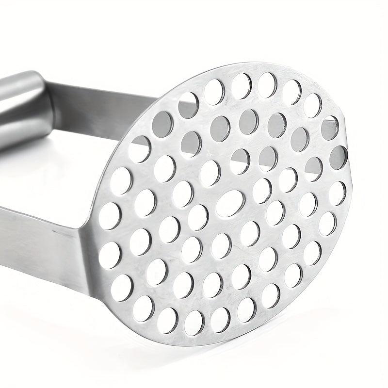 Stainless Steel Potato Masher with Non Slip Handle - Easy Mashing