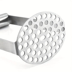 Stainless Steel Potato Masher with Non Slip Handle - Easy Mashing