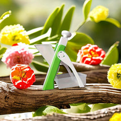 Adjustable Vegetable Slicer Vertical Chopper Portable Garlic Press Mini
