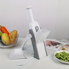Adjustable Vegetable Slicer Vertical Chopper Portable Garlic Press Mini