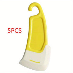 5pcs Silicone Pan Scraper Dish Cleaning Spatula Non Stick Kitchen Tool