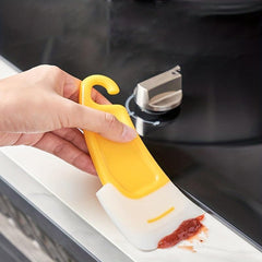 5pcs Silicone Pan Scraper Dish Cleaning Spatula Non Stick Kitchen Tool