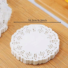 100pcs Baking Paper Cake Paper Pizza Mat Paper