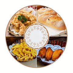 100pcs Baking Paper Cake Paper Pizza Mat Paper