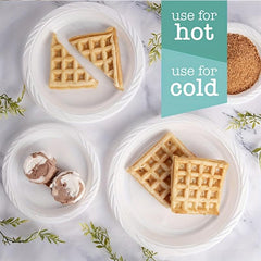30 Large Paper Dinner Plates Eco Friendly Disposable Plates