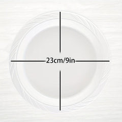 30 Large Paper Dinner Plates Eco Friendly Disposable Plates