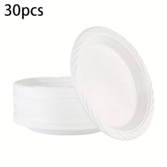 30 Large Paper Dinner Plates Eco Friendly Disposable Plates